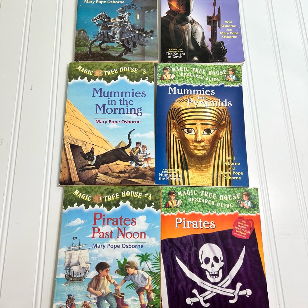 Magic Tree House Book Lot #2, 3, 4 plus research guides for each book